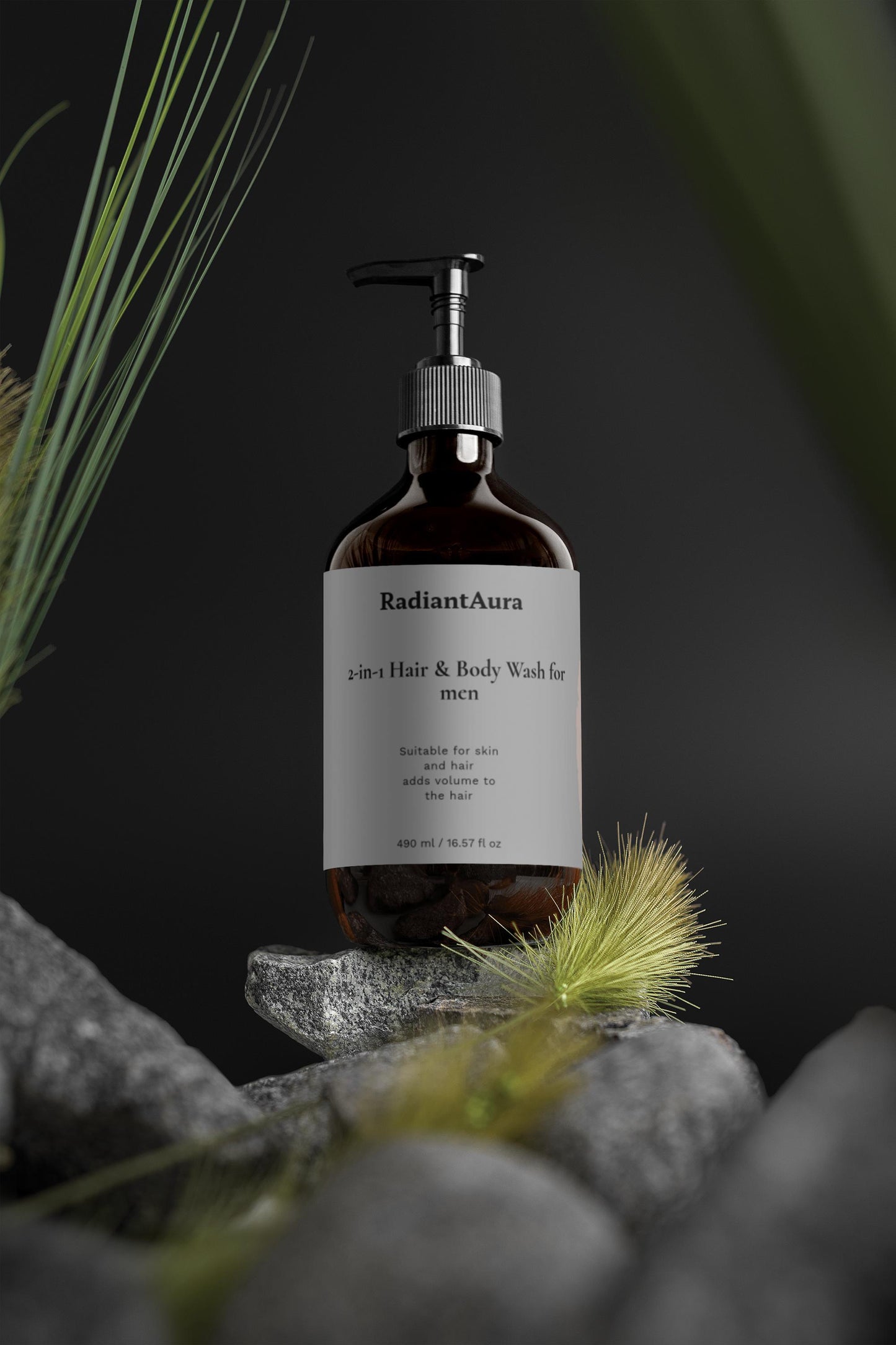 2-in-1 Hair & Body Wash for men 490 ml / 16.57 fl oz