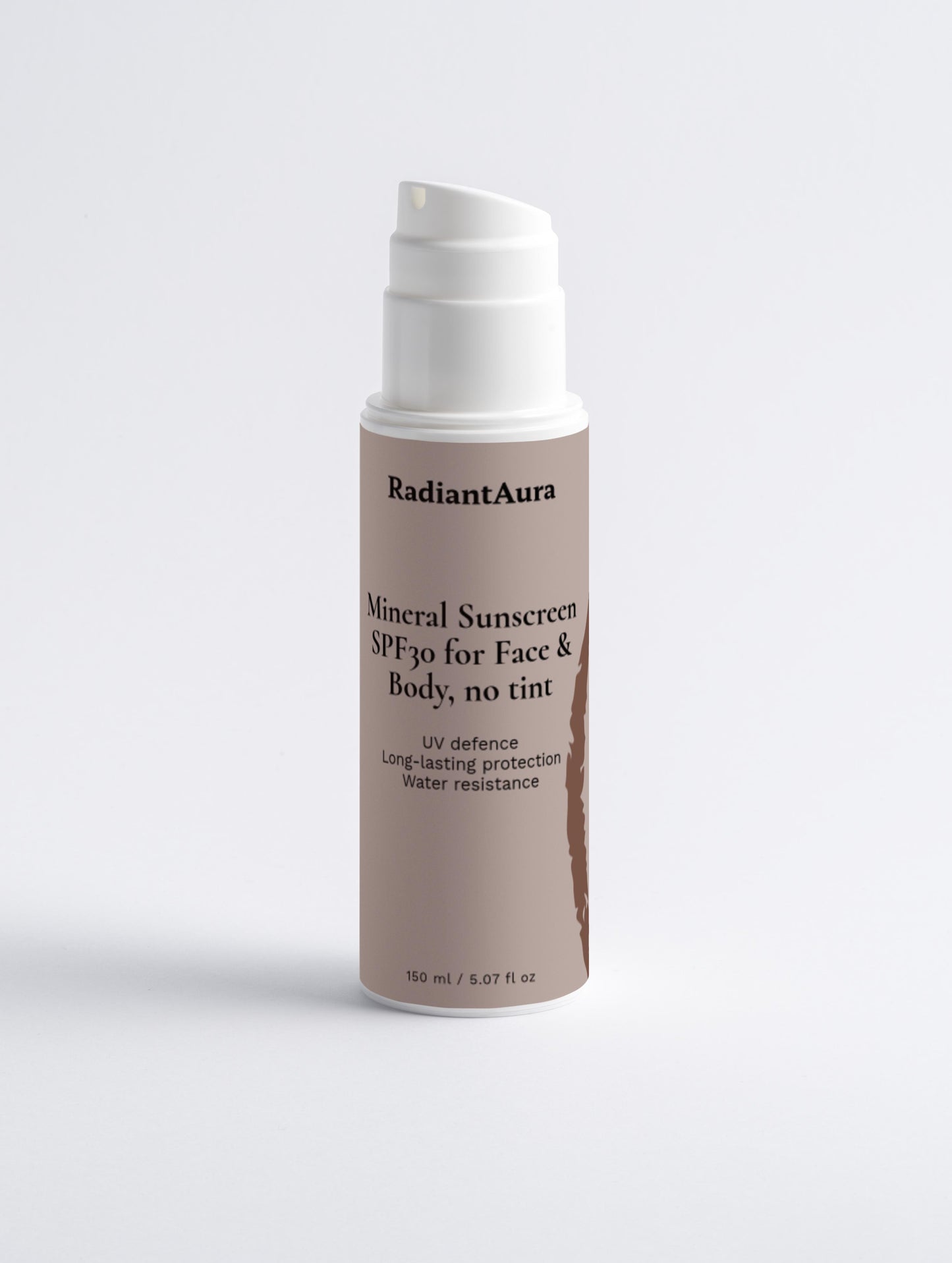 Mineral Sunscreen SPF30 for Face & Body, no tint 150 ml / 5.07 fl oz