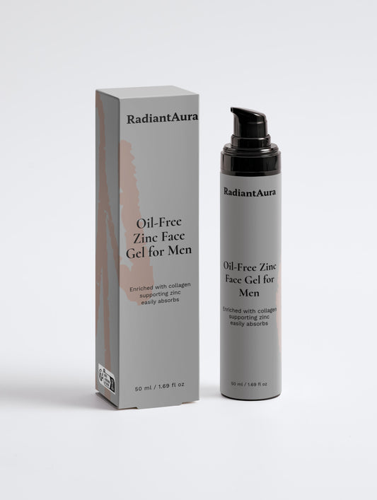 Oil-Free Zinc Face Gel for Men 50 ml / 1.69 fl oz