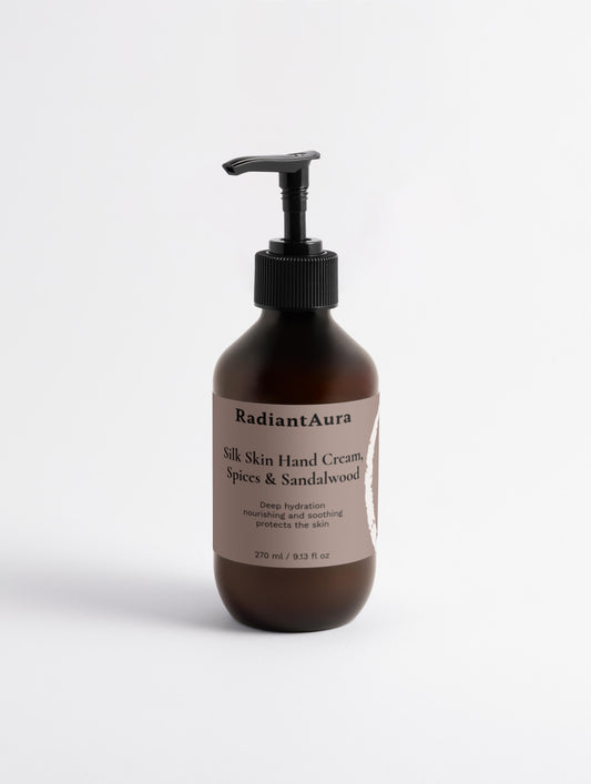 Silk Skin Hand Cream, Spices & Sandalwood 270 ml / 9.13 fl oz