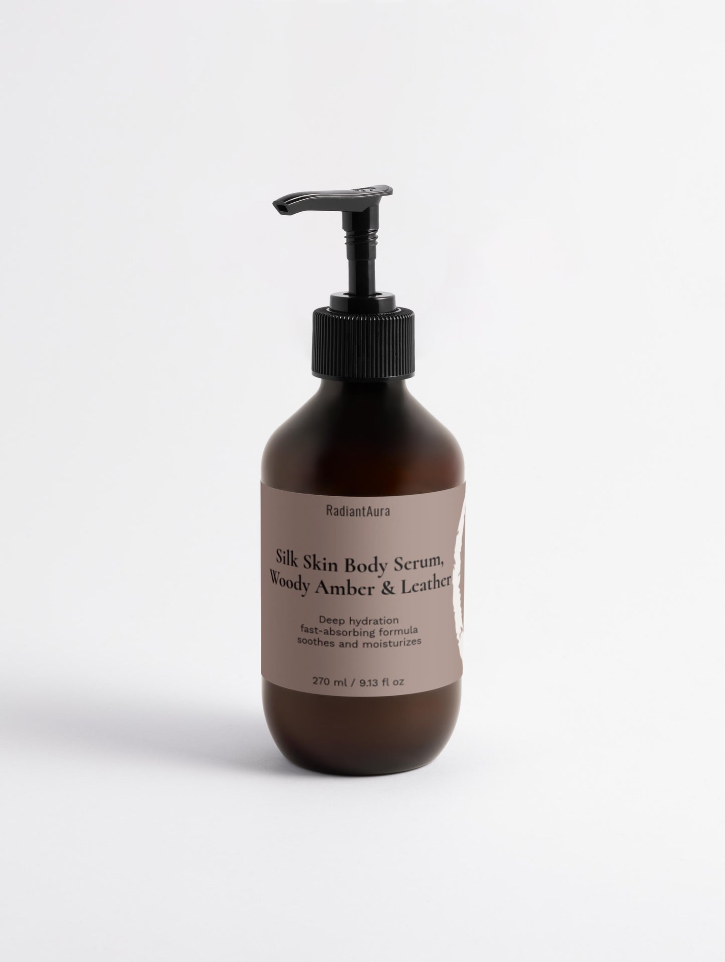 Silk Skin Body Serum, Woody Amber & Leather 270 ml / 9.13 fl oz